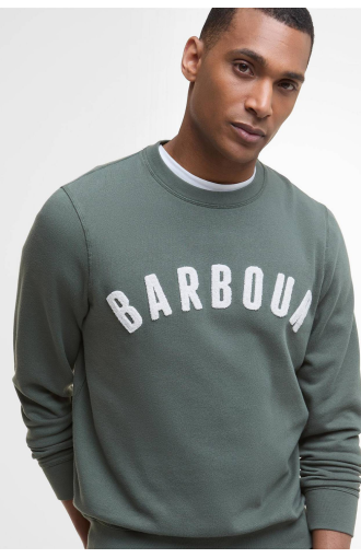 Sweat-shirt Prep à logo contrasté vert