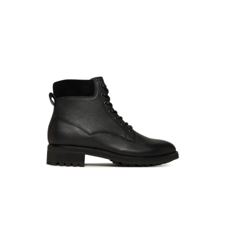 Boots mi-montantes Bryson en cuir noir