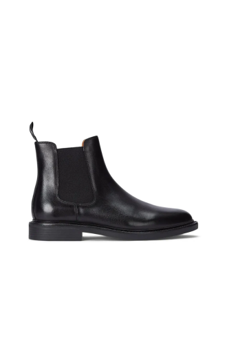 Bottes Chelsea Aher en cuir noir