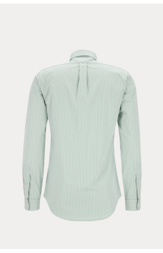 Chemise Cubdppcs rayée granit vert