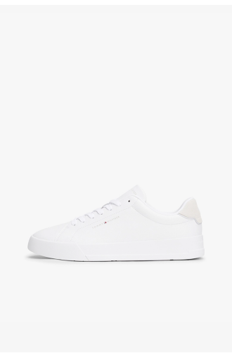 Baskets court LTH cuir blanc