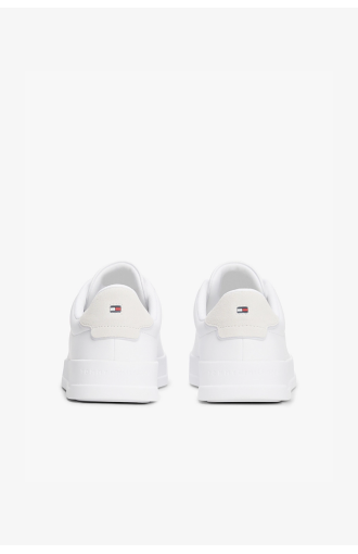 Baskets court LTH cuir blanc