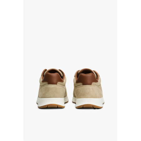 Baskets hybride suède sandalwood