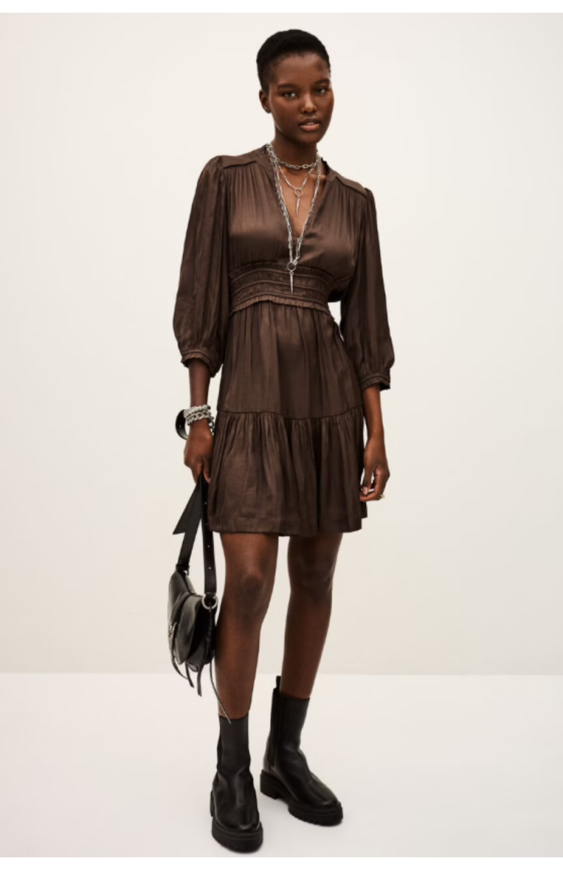 Robe CYRIALA marron Robe CYRIALA marron