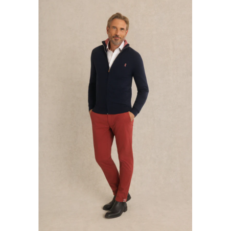Gilet zippé Kensy bleu marine