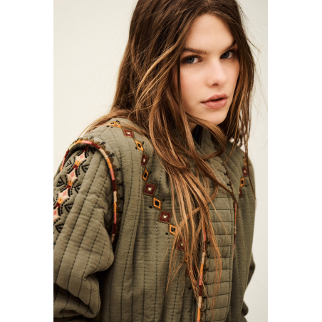 Veste Cocoon kaki