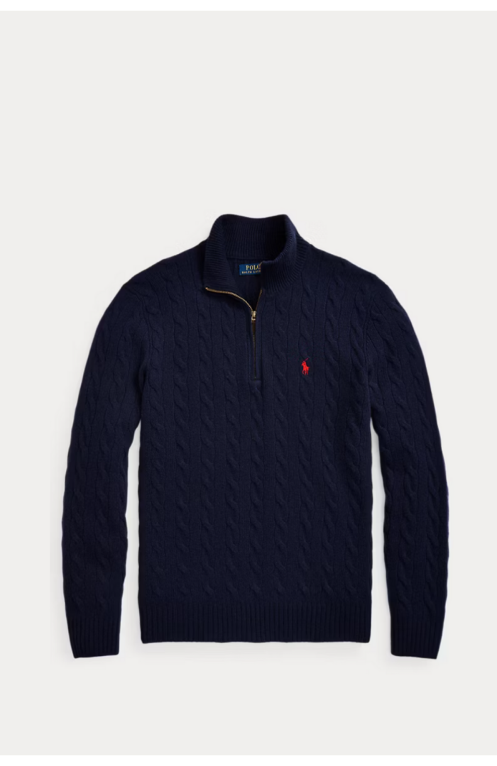 Pull torsades laine cachemire