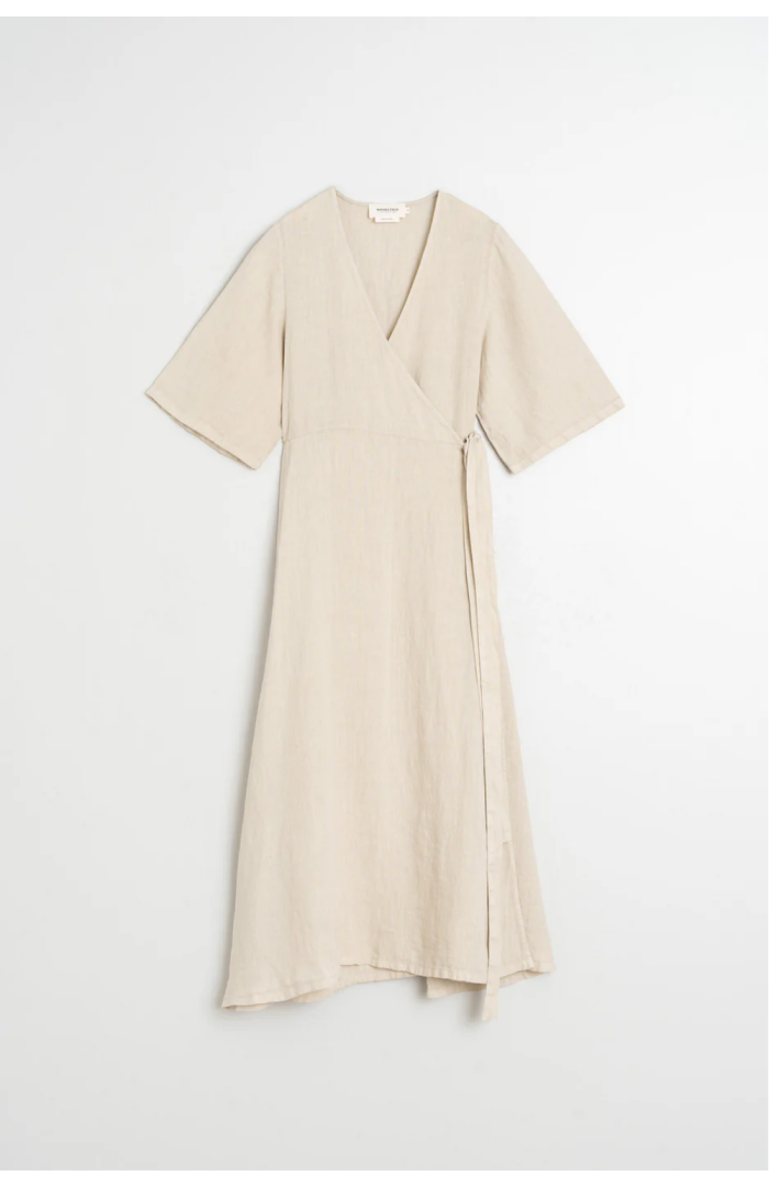 Robe portefeuille lin
