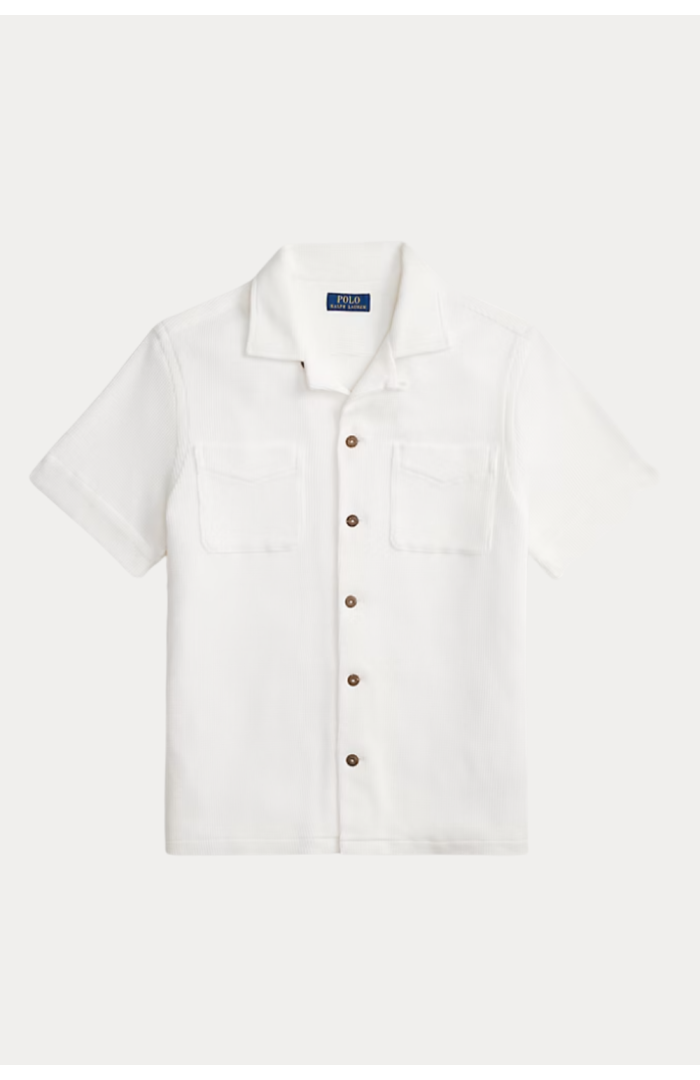 Chemise safari gaufrée