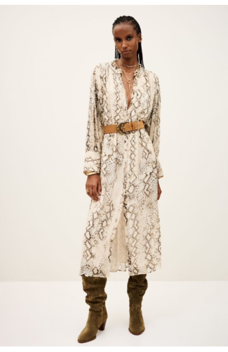 Robe SAHARA blanc écru