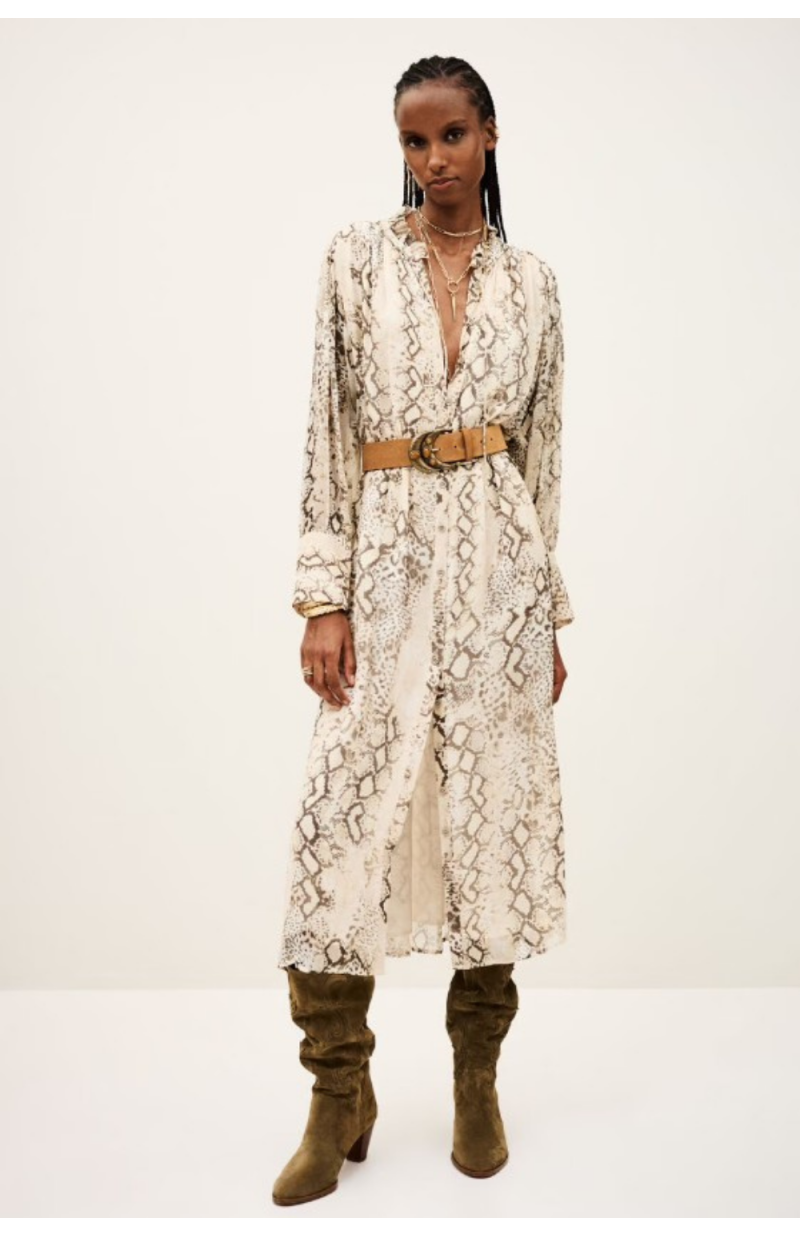 Robe SAHARA blanc écru