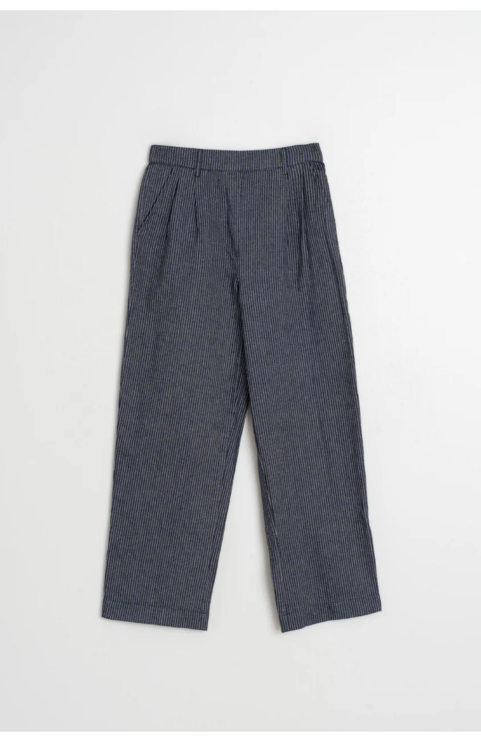 Pantalon pinces rayures diplomatiques