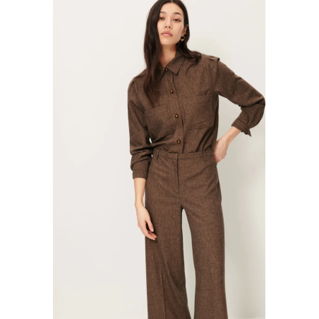 Chemise Theowool Stone