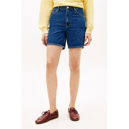 Short droit denim