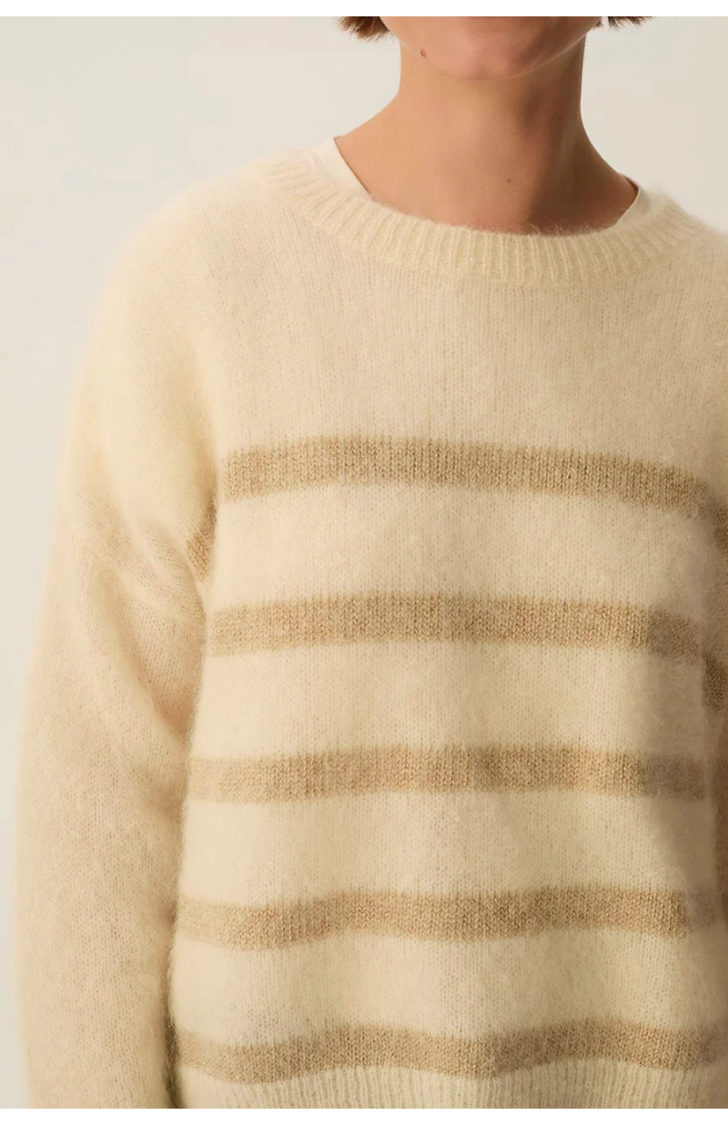 Pull ALEO crème doré