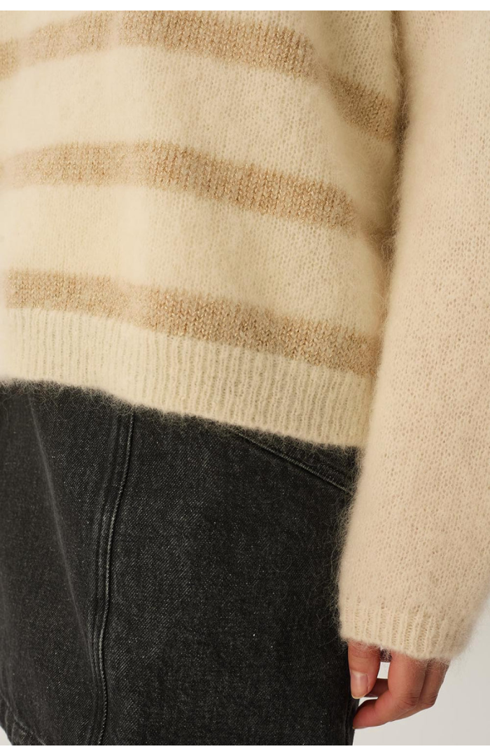 Pull ALEO crème doré