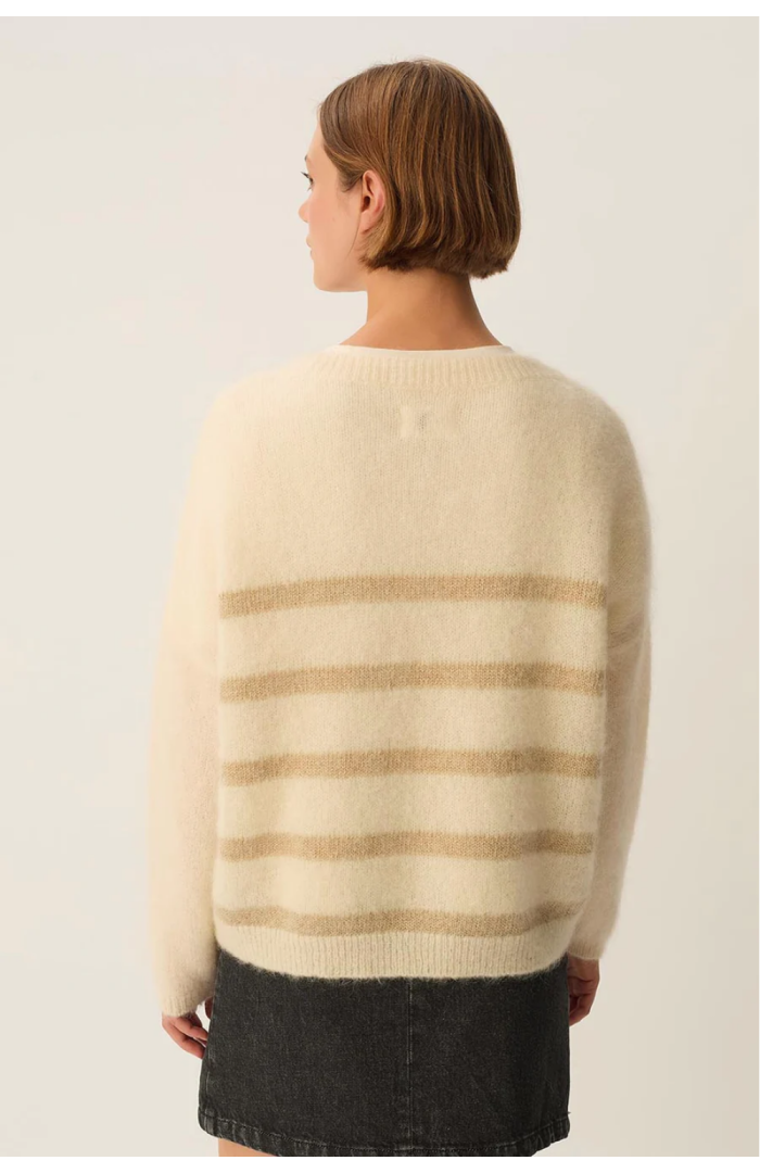 Pull ALEO crème doré