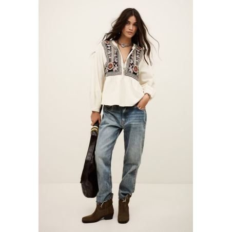 Top ALEC blanc écru