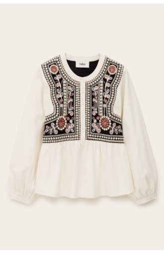 Top ALEC blanc écru